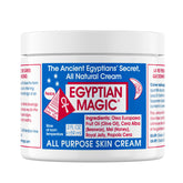 Egyptian Magic 2oz jar close-up shows all-purpose moisture for daily skin protection.