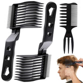 EHBELIF Blend Friend Fade Comb Set black 3pc for precise at-home fades