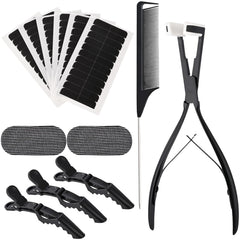 EHDIS hair extensions tools kit plier closeup with stainless steel jaws for precise sealing