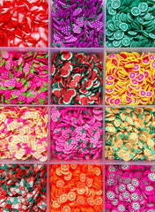 EHOPE 28-styles nail slices close-up for colorful DIY nail accents