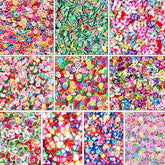 EHOPE fruit slices mixed colors for quick DIY nail art embellishment.