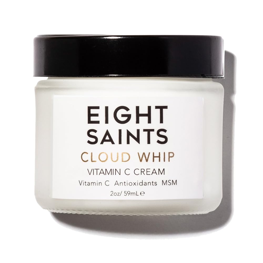 Eight Saints Cloud Whip bottle close-up for hydration and brightening.