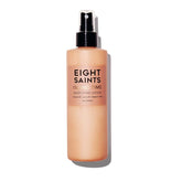 Eight Saints Island Time bottle closeup highlighting rich hydration and smooth skin.