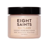 Eight Saints No Plans clay face mask jar close-up highlighting natural clay for smoother pores