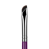 EIGSHOW Eyeliner Brush E865 Purple closeup shows precise ultra-thin bristles for clean lines.