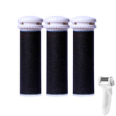 Eiszhjk 3-pack replacement rollers compatible with Emjoi Micro Pedi for at-home smoothing