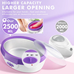 Ejiubas paraffin wax machine temperature control from 140 to 170 F for easy adjustment