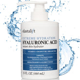 Elastalift hyaluronic-acid-body-cream bottle pump for deep hydration.