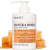 Elastalift Manuka Honey Cream jar closeup for hydrating, plump skin.
