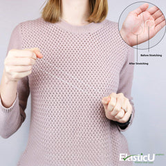 ElasticU non-toxic materials ensure safe styling with odorless elastics.