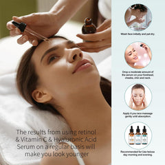 ELBBUB Age Defying Serum trio pack shown for balanced hydration