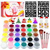 Experience Eleanore's Diary glitter tattoos in 31 colors for vibrant skin art ideas.