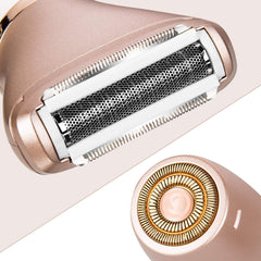 ElectriBrite electric razor for women legs providing rapid hair removal and soft skin