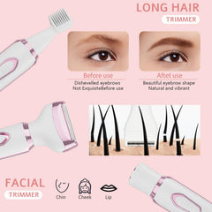 Electric Shaver Women 4in1 rechargeable compact for on-the-go grooming
