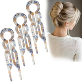 Elefutura Prestige French Hair Pin with curved pins for secure, slip-free styling.