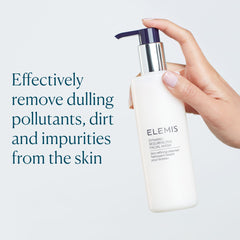 ELEMIS Dynamic Resurfacing Facial Wash gel texture close-up highlights gentle exfoliation.