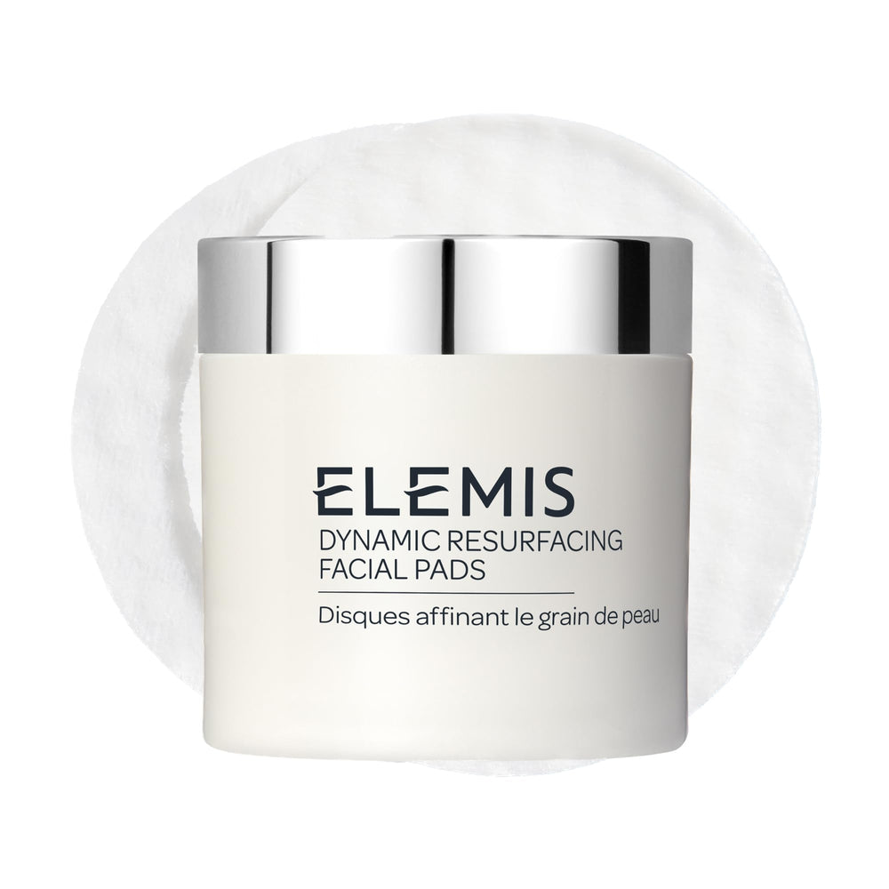 ELEMIS Dynamic Resurfacing Facial Pad textured side for gentle exfoliation and smoother skin.