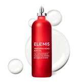 ELEMIS Frangipani Monoi Body Oil bottle on a clean surface for nourishing skin.