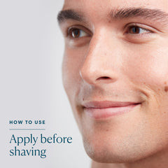 ELEMIS Ice Cool Shave Gel application preps skin with cooling sensation.