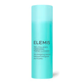 ELEMIS Pro-Collagen Energising Marine Cleanser bottle closeup shows refreshing cleanse for energized skin