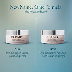 ELEMIS Pro-Collagen balm warmed between palms demonstrates silky warmth for skin