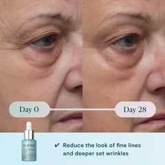Elemis Pro-Collagen Future Restore Serum texture close-up shows smooth, lightweight glide.