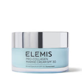 Elemis Pro-Collagen Marine Cream SPF 30 texture being spread for lightweight hydration