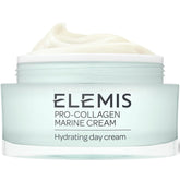ELEMIS Pro-Collagen Marine Cream tube close-up highlighting hydration for dry skin