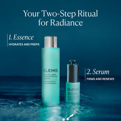 ELEMIS Pro-Collagen Marine Moisture Essence in-hand demonstrates a quick hydrating layer