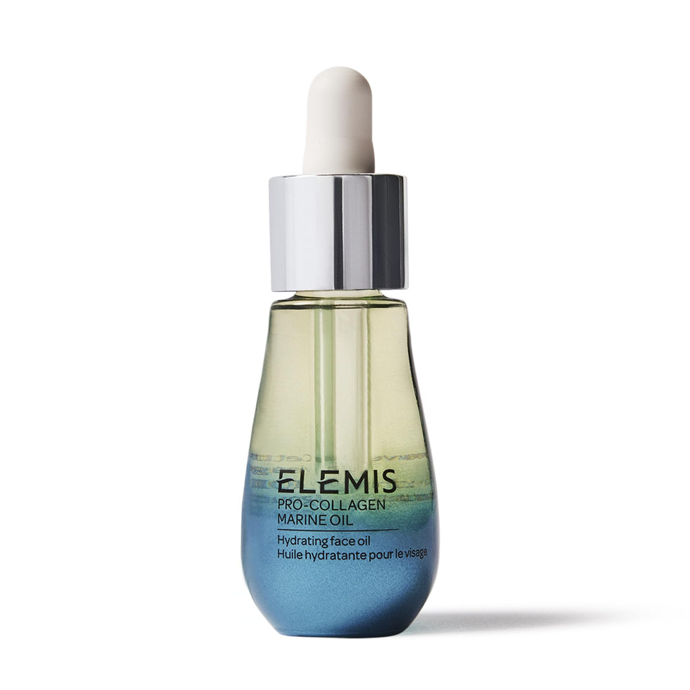 ELEMIS Pro-Collagen Marine Oil 15ml bottle provides lightweight hydration for the face