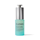 elemis pro-collagen renewal serum bottle on vanity for smoother skin