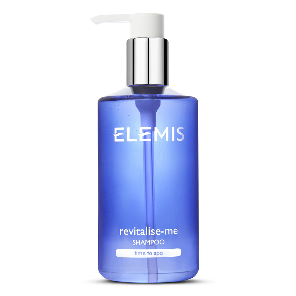ELEMIS Revitalize-Me Shampoo bottle with basil-thyme-neroli aroma for refreshing cleanse