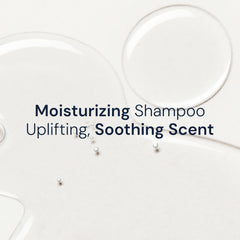 Post-wash hair showing a glossy shine from ELEMIS Revitalize-Me Shampoo