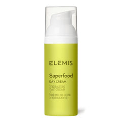 ELEMIS Superfood Day Cream jar with creamy texture for daily hydration.