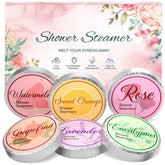 Eletorot Valentines lavender shower steamer showing calming aromatherapy for self-care.