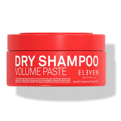 ELEVEN AUSTRALIA Dry Shampoo Volume Paste packaging and bottle for travel-friendly freshness