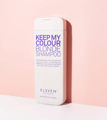 ELEVEN AUSTRALIA Keep My Colour Blonde Shampoo blue base highlights violet-toned color correction