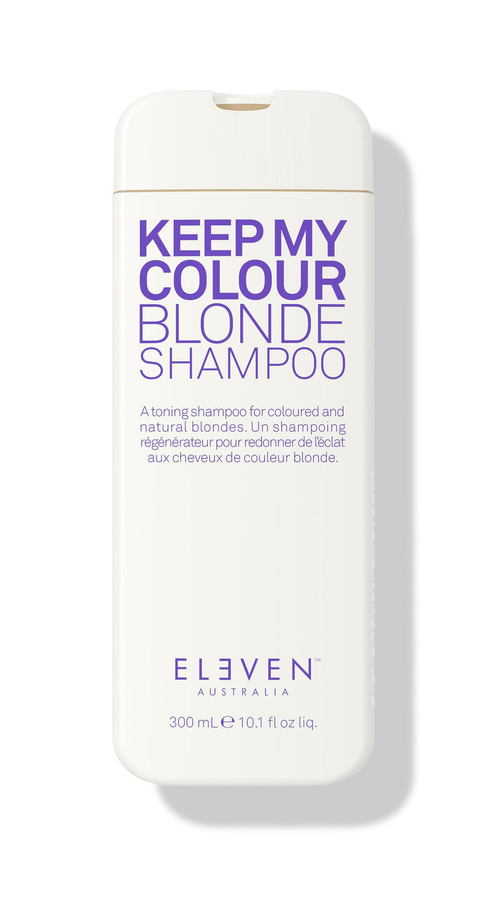 ELEVEN AUSTRALIA Keep My Colour Blonde Shampoo bottle front preserves cool blonde tones