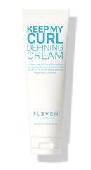 ELEVEN AUSTRALIA Keep My Curl Defining Cream bottle ready for styling and curl control.