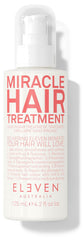 ELEVEN AUSTRALIA Miracle Leave In bottle closeup showing daily hydration and shine.