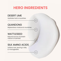 ELEVEN AUSTRALIA Miracle Leave In cream texture ready for lightweight frizz control.
