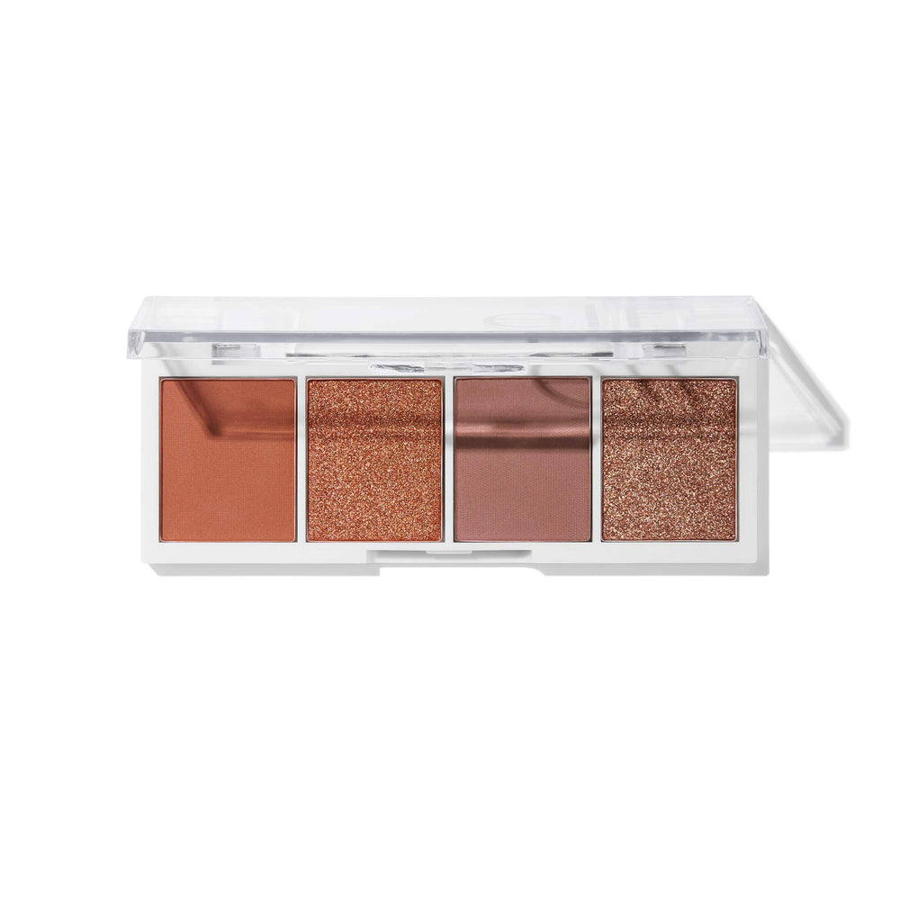 e.l.f. Bite-Size Eyeshadows pumpkin pie compact closeup highlights creamy pigment for easy blending
