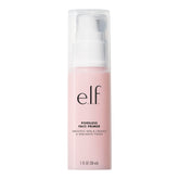 e.l.f. Poreless Primer bottle closeup showing silky texture for smooth makeup base