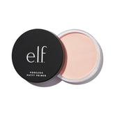 e.l.f. Poreless Primer bottle closeup highlights pore-minimizing, smooth-skin base.