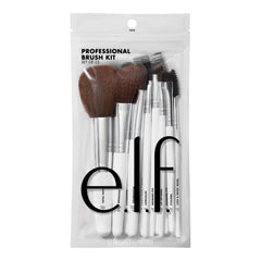 e.l.f. professional 12-piece brush set, versatile tools for full-face blending and definition.