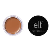 e.l.f. Putty Bronzer Golden Daze compact delivers a natural sun-kissed glow.