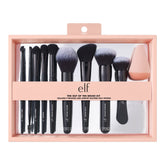 e.l.f. Ten Out Of Ten brush set displays all brushes for a flawless full-face makeup look.