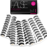 Eliace Eyelashes 50-pairs pack front view for daily wear and versatile styles