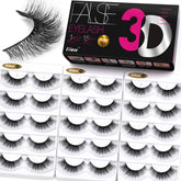 Eliace Rosa wispy 3D mink lashes create natural cat eye definition for daily wear.