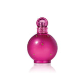 Elizabeth Arden Britney Spears Fantasy bottle front with pink glow for date-night allure.